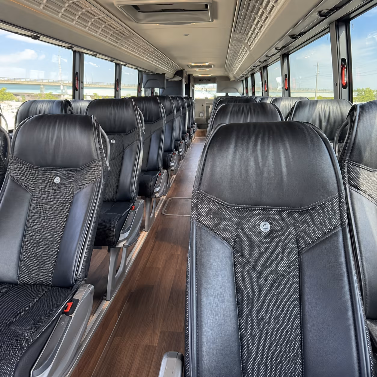 alhambra charter bus services inside