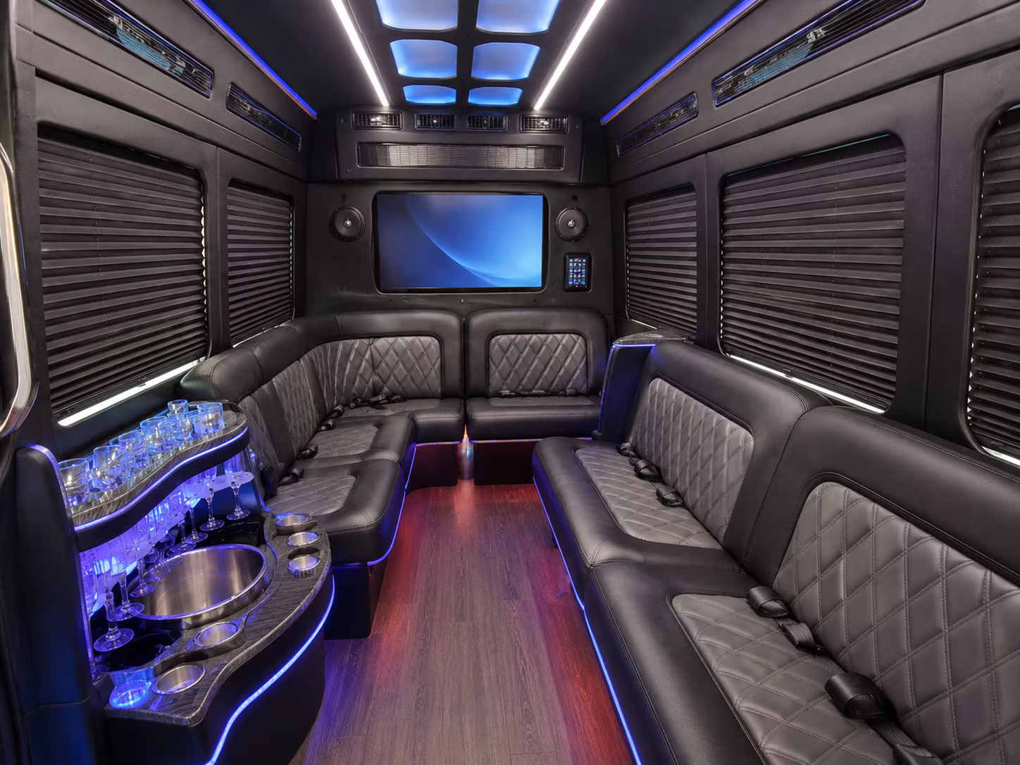 alhambra party bus interior