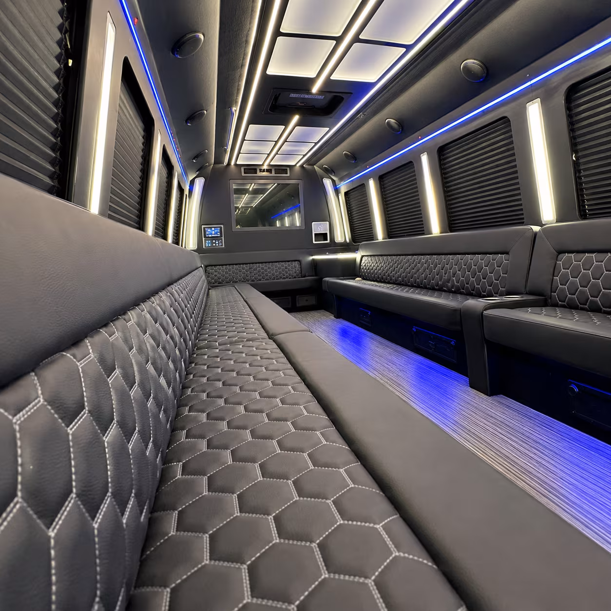 alhambra party bus rentals inside